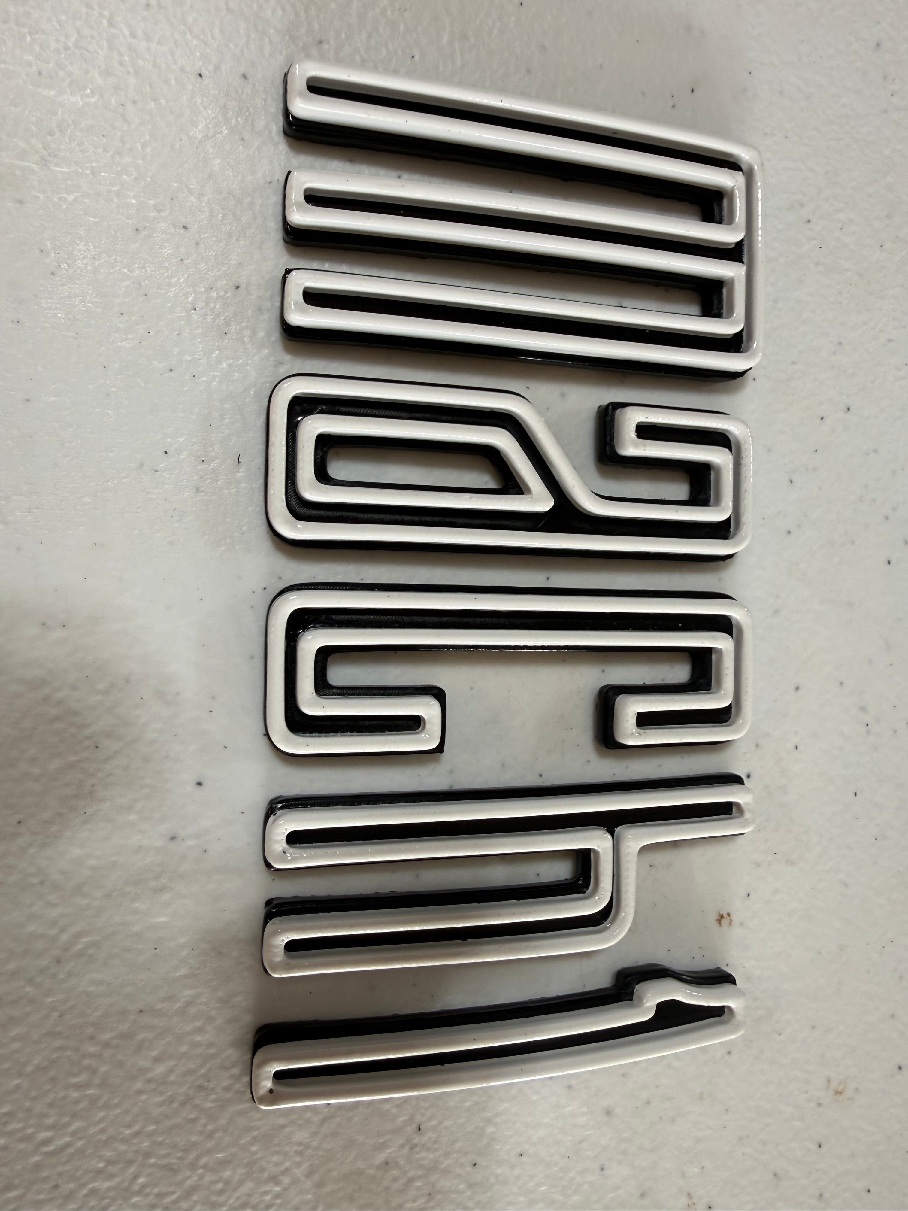 Mach 1 Trunk Emblem Standard