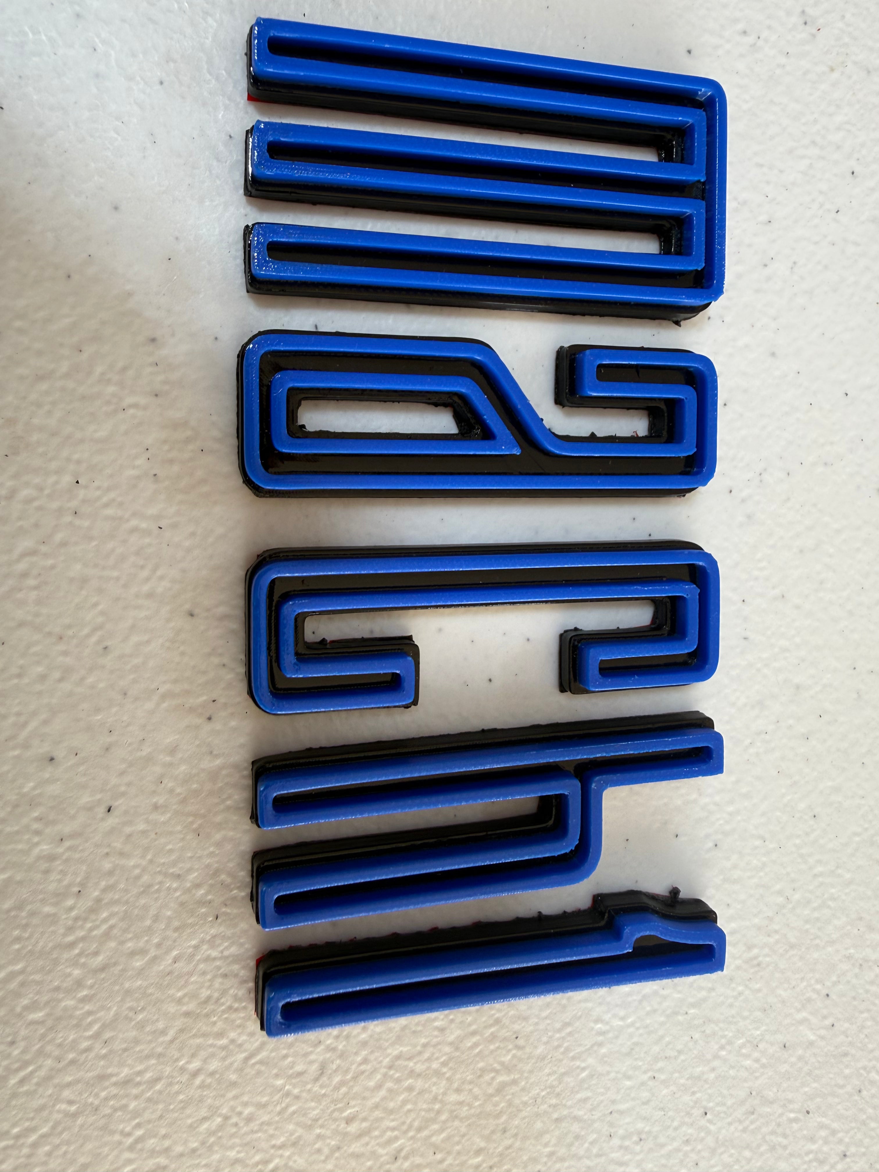 Mach 1 Fender Emblem Set - Standard