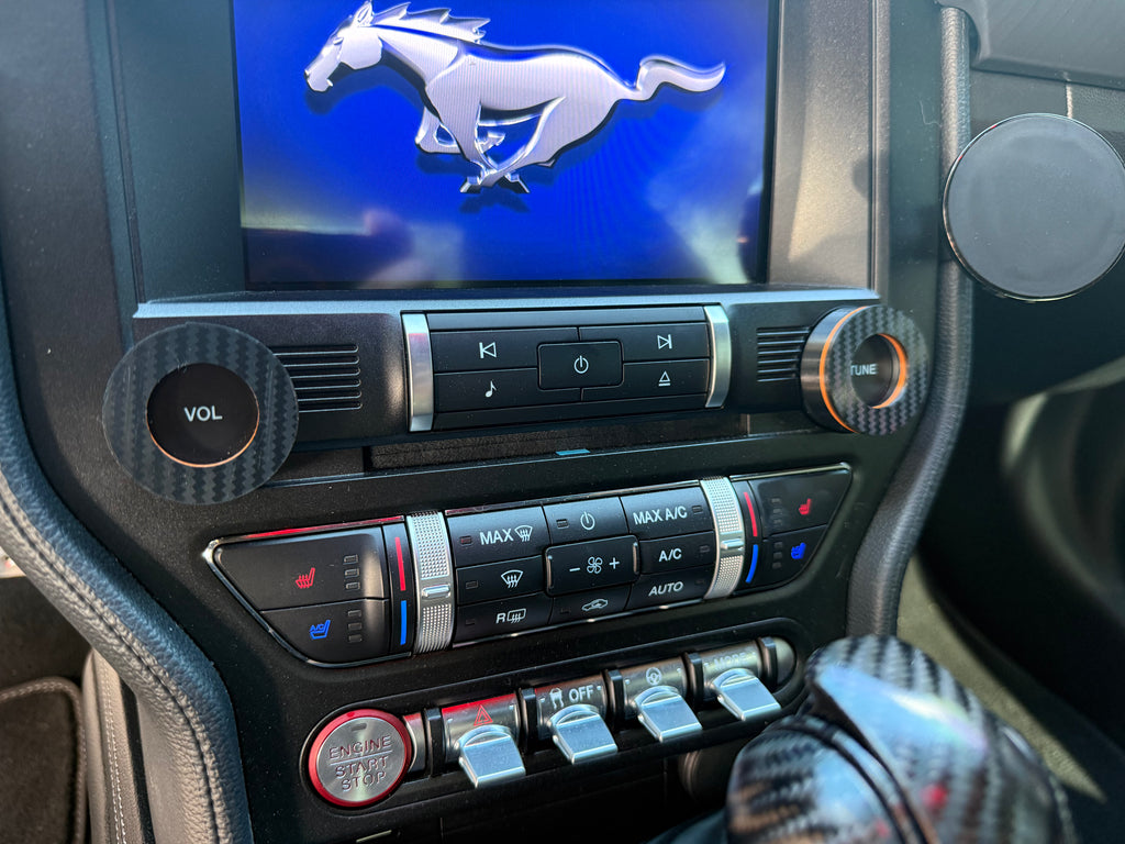 S550 Control Knob Covers (carbon fiber pattern)